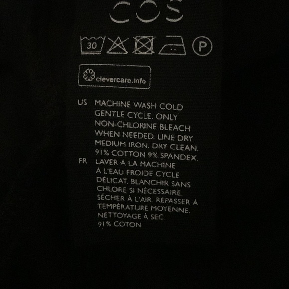 COS Black Wrap Dress - Picture 8 of 8